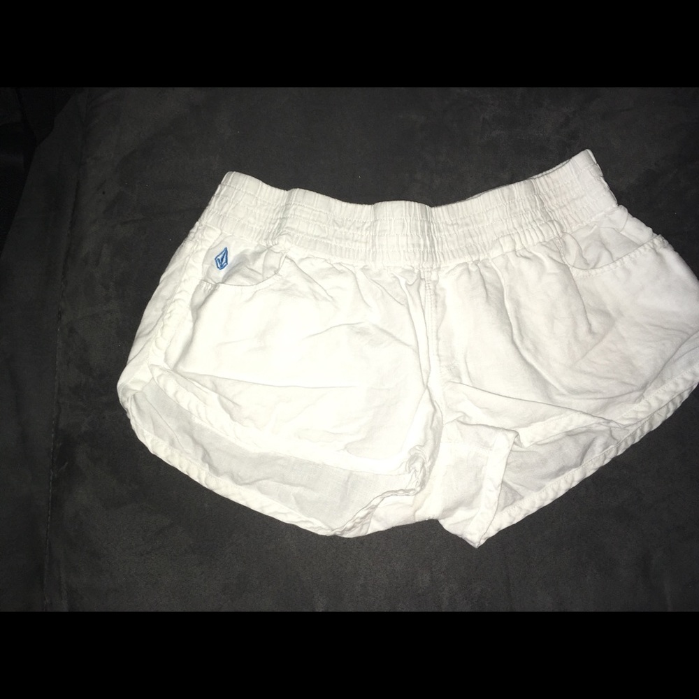 White Volcom Shorts